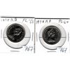 Image 2 : 2 PROOFLIKE 1978 ROUND BEAD 50 CENT PIECES