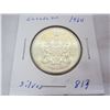 Image 1 : 813. Canadian Silver 1964 Fifty Cent Piece