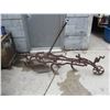 Image 2 : 831. Antique Walking Plow Cast Iron Yard Art
