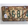 Image 2 : 1953 License plate Sask