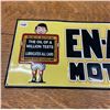 Image 3 : En-ar-co motor oil sign - 1990s reproduction - 23"x9.5" - Slate bo