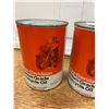 Image 2 : 2 Harley Davidson 1qt oil tins