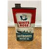 Image 1 : White Rose outboard motor oil tin