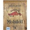 Image 2 : Mobil oil, wool adverstising piece - 9.5"x15" Gargoyle