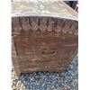 Image 3 : Large settlers chest w/ decorated metal dome top 42" x 24" x 29"t handmade hardware