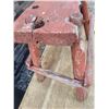 Image 2 : Milking bench / primitive stool 16"t handmade from rough cut lumber