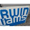 Image 3 : Sherwin Williams paint sign plastic insert 3' x 6' 1970's