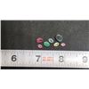 Image 1 : 5.91 CT natural gemstones - 7 assorted; emerald, sapphires, ruby and blue opal