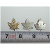 Image 1 : 3 - 1950-60s Maple leaf pins