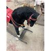 Image 3 : Rocking horse - 38"tall x 40"long - Very nice complete with saddle, reigns, stirrups - excellent con