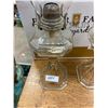 Image 2 : Pair of #2 coal oil lamps - Colonial, comes with chimneys