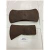 Image 1 : 2 vintage axe heads, hand forged - 4" blade