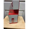 Image 3 : Tin toy kitchen cabinet - 16"H x 11"W - 1 made by Wolverine