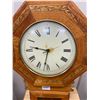 Image 2 : Oak wall clock - 28"x18" battery operated, works great