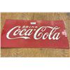 Image 1 : Coca-Cola tin sign - should be framed - 22.5"x11.5"