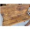 Image 1 : Refinished elm deck/patio/indoor bench - 4" very solid