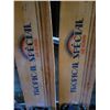 Image 3 : Pair of vintage wooden water skiis, great original condition