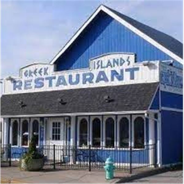 Greek Islands Restaurant 50.00 Gift Card