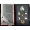 Image 1 : 1993 Silver Proof Set. Silver Dollar commemorates the 100th Anniversary of the Stanley Cup, awarded 
