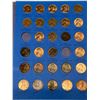Image 4 : Lot of 57 U.S. Lincoln Memorial Cents 1959 – 1995D. Housed in a blue Whitman folder. Many are Brilli
