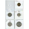 Image 1 : Lot of 5 U.S. 1942 Year Set. Includes Cent, Silver 5 Cents, Silver Mercury Dime, Silver Washington Q