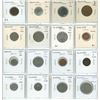 Image 1 : Lot of 16 Scandinavian coins from Denmark (including 1867 ½ skilling), Finland, Norway & Sweden.