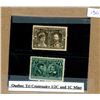 Image 1 : Quebec Tri Centenaire 1/2C and 1C stamps mint