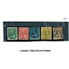 Image 1 : Canada 5 King Edward Stamps