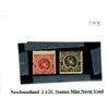 Image 1 : Newfoundland 2 1/2C Stamps Mint never used