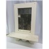 Image 1 : vintage bathroom mirror from "The National Hotel" - 15"x28" w/ 20" shelf