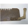 Image 3 : antique 53" crosscut saw with homemade handle