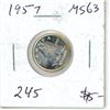 Image 1 : 1957 Silver 10 Cents. MS-63. Bright White.