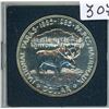 Image 1 : 1985 Silver Dollar. 100th Anniversary of the National Parks of Canada. Popular moose. Specimen-66. B