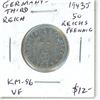 Image 2 : Germany. Nazi Third Reich. 1943J 50 Reichspfennig. VF.