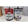 Image 1 : 5 gal oil pails - Texaco Havoline & Esso
