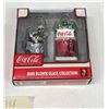 Image 2 : Coca Cola Memorabilia/Collectables - Blown Glass Ornaments and Tin Box