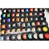 Image 1 : Lot of 45 45's Records Various Artists/Decades w/o sleeves