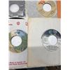 Image 10 : Lot of 35 w/ sleeves 45's Records Various Artists/years