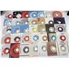 Image 1 : Lot of 35 w/ sleeves 45's Records Various Artists/years