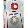 Image 8 : Lot of 35 w/ sleeves 45's Records Various Artists/years