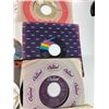 Image 9 : Lot of 35 w/ sleeves 45's Records Various Artists/years