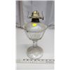 Image 1 : Clear glass coal oil lamp, no chimney