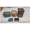 Image 1 : 5 vintage tins - Vogue, Gallaher's, Meerschaum, etc.