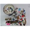 Image 1 : Tin of Assorted Vintage earrings