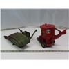 Image 3 : Vintage Metal John Deere & Harvester Farm implement models (Toys)