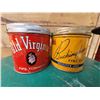 Image 1 : Pair of nice condition tobacco tins - Old Virginia, Buckingham