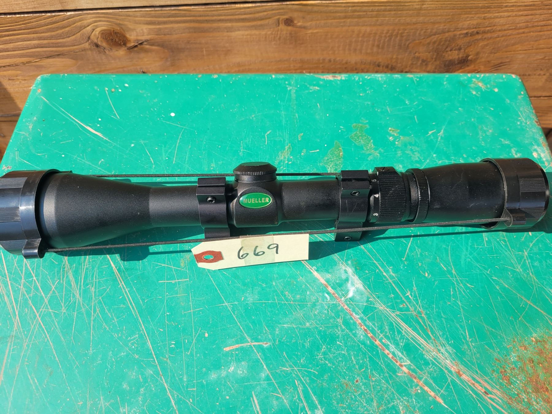 Mueller Rifle Scopes Mueller 3x9x40 rifle scope, nitrogen gas port, includes mounts, like ...