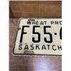 Image 2 : 1951 Saskatchewan farm license plate
