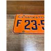 Image 2 : 1963 Saskatchewan farm license plate