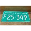 Image 1 : 1969 Saskatchewan farm license plate
